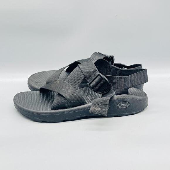 Chaco Sandals Mens 10 Black Adjustable Strap Slip On Sport Hiking Outdoor Shoes main image 11